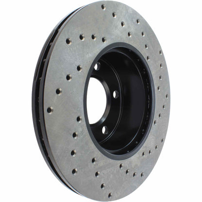 StopTech 08-10 BMW 128i Cross Drilled Right Front Rotor 128.34077R