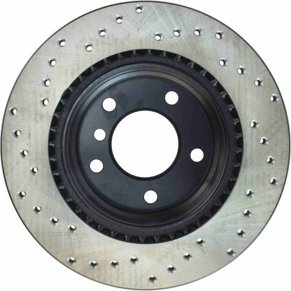 StopTech 06 BMW 325 Series / 07-09 BMW 328 Series Drilled Left Rear Rotor 128.34078L