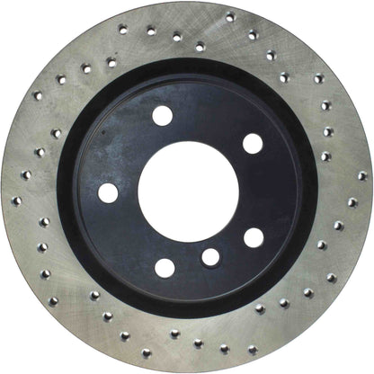 StopTech 06 BMW 325 Series / 07-09 BMW 328 Series Drilled Left Rear Rotor 128.34078L