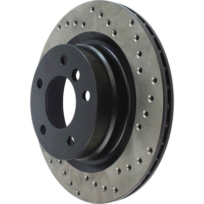 StopTech 06 BMW 325 Series / 07-09 BMW 328 Series Drilled Left Rear Rotor 128.34078L