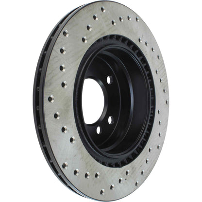 StopTech 06 BMW 325 Series / 07-09 BMW 328 Series Drilled Left Rear Rotor 128.34078L