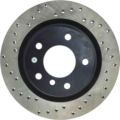 StopTech 06 BMW 325 Series / 07-09 BMW 328 Series Drilled Right Rear Rotor 128.34078R
