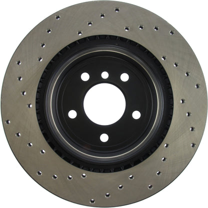 StopTech Sport Cryo Cross Drilled Brake Rotor; Front Right