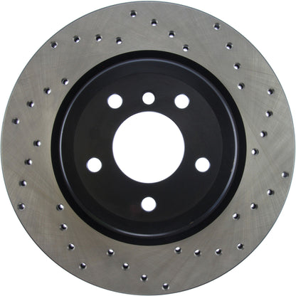 StopTech Sport Cryo Cross Drilled Brake Rotor; Front Right