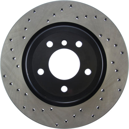 StopTech Sport Cryo Cross Drilled Brake Rotor; Rear Left