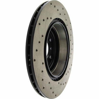 StopTech Sport Cryo Cross Drilled Brake Rotor; Rear Left