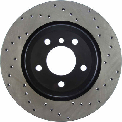 StopTech Sport Cryo Cross Drilled Brake Rotor; Rear Right