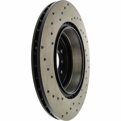 StopTech Sport Cryo Cross Drilled Brake Rotor; Rear Right