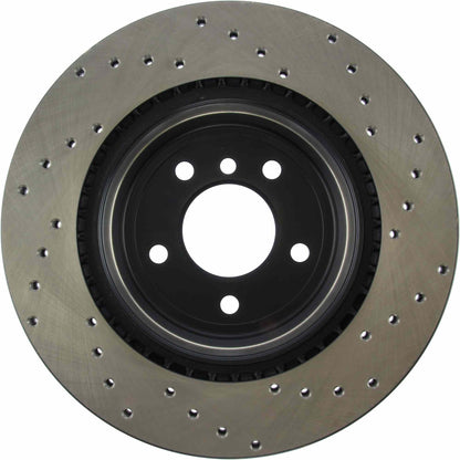 StopTech Sport Cryo Cross Drilled Brake Rotor; Rear Left