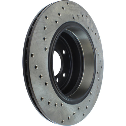 StopTech Sport Cryo Cross Drilled Brake Rotor; Front Right