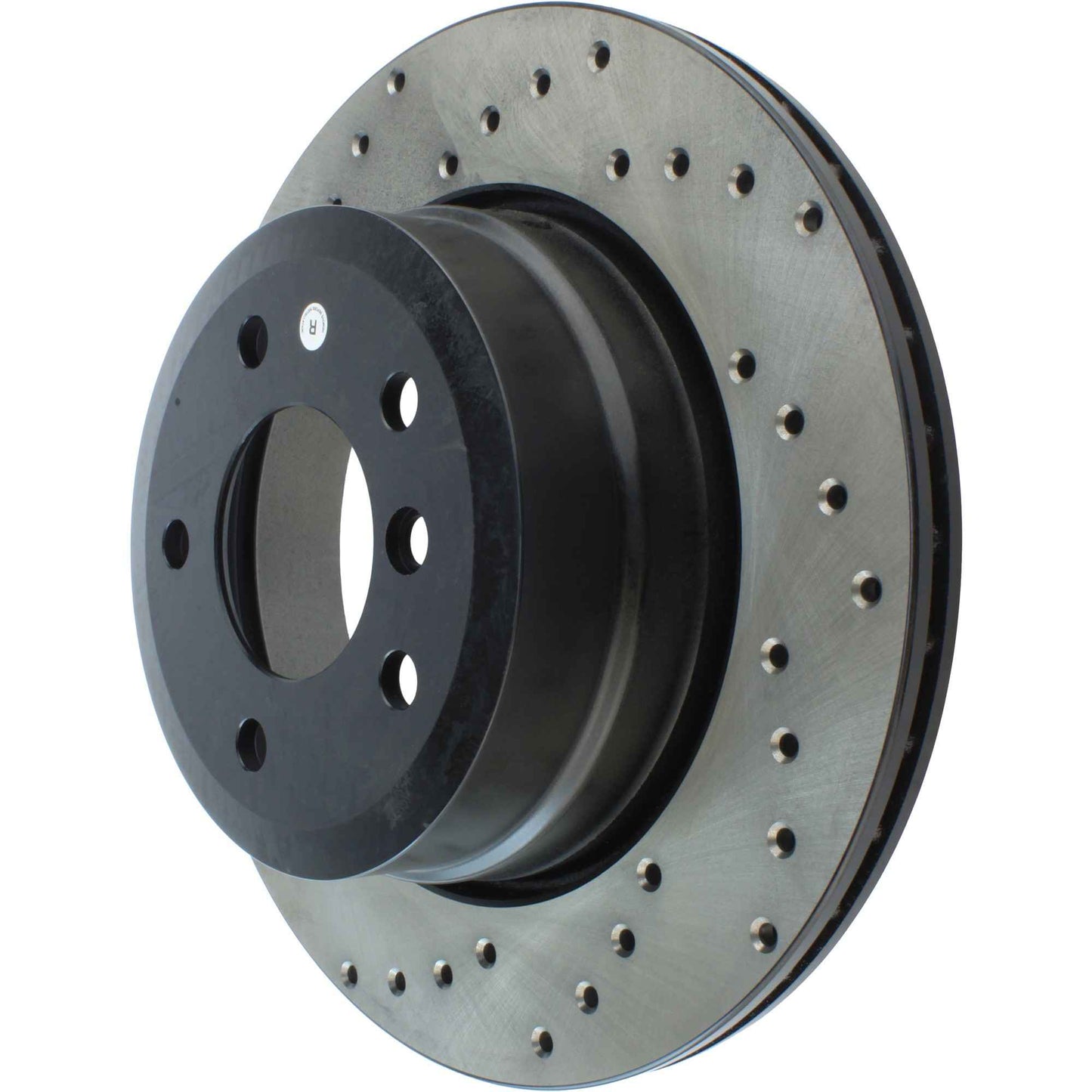 StopTech Sport Cryo Cross Drilled Brake Rotor; Front Left