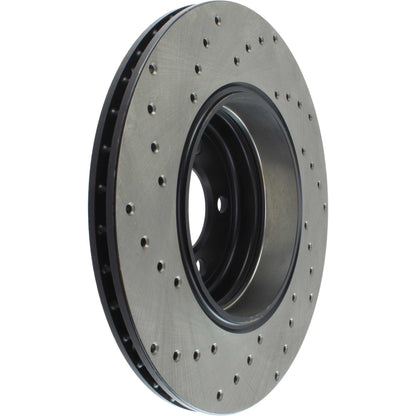 StopTech Sport Cryo Cross Drilled Brake Rotor; Rear Right