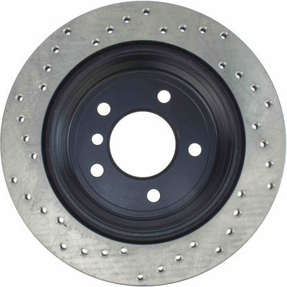StopTech Sport Cryo Cross Drilled Brake Rotor; Front Right