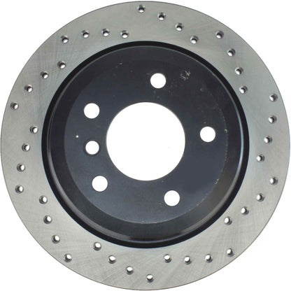 StopTech Sport Cryo Cross Drilled Brake Rotor; Front Right