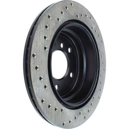 StopTech Sport Cryo Cross Drilled Brake Rotor; Front Right