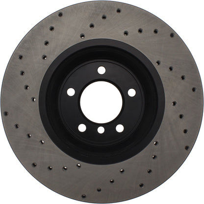 StopTech Sport Cryo Cross Drilled Brake Rotor; Front Right
