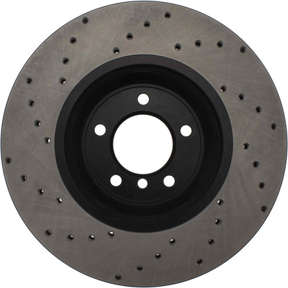 StopTech Sport Cross Drilled Brake Rotor Front Left 128.34093L