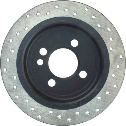 StopTech 07-16 Mini Cooper Sport Cryo Drilled Rear Right Rotor 128.34094CR