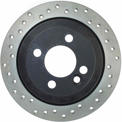 StopTech 07-16 Mini Cooper Sport Cryo Drilled Rear Right Rotor 128.34094CR