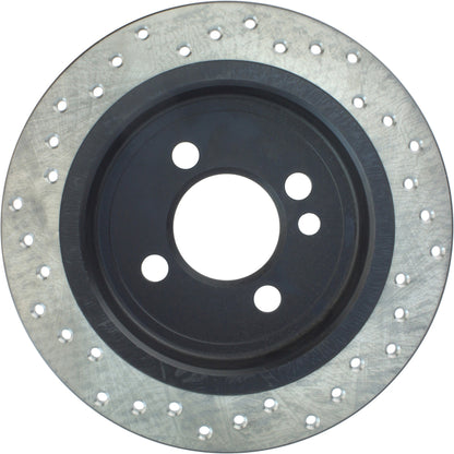 StopTech Sport Cryo Cross Drilled Brake Rotor; Front Right