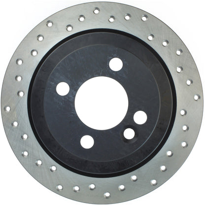 StopTech Sport Cryo Cross Drilled Brake Rotor; Rear Left