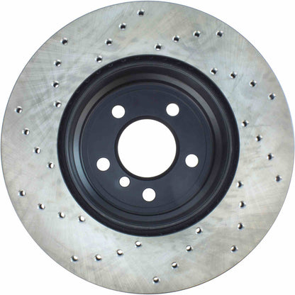 StopTech Sport Cryo Cross Drilled Brake Rotor; Rear Right