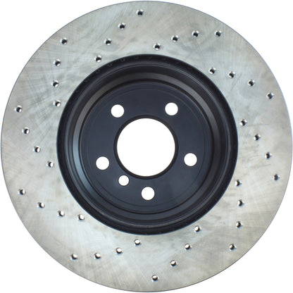StopTech Sport Cryo Cross Drilled Brake Rotor; Rear Right