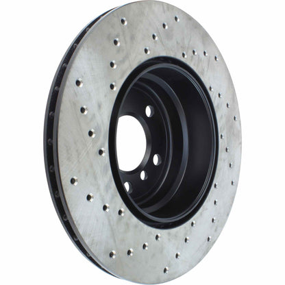 StopTech Sport Cryo Cross Drilled Brake Rotor; Rear Right
