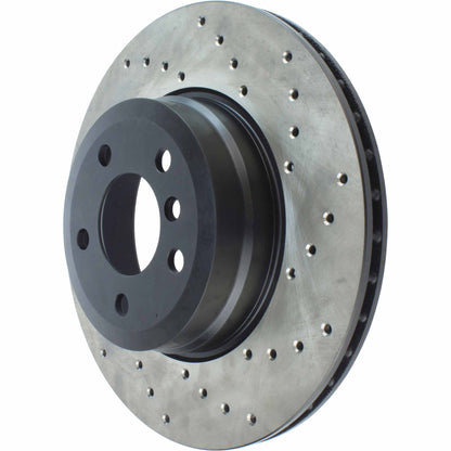 StopTech Sport Cryo Cross Drilled Brake Rotor; Front Right
