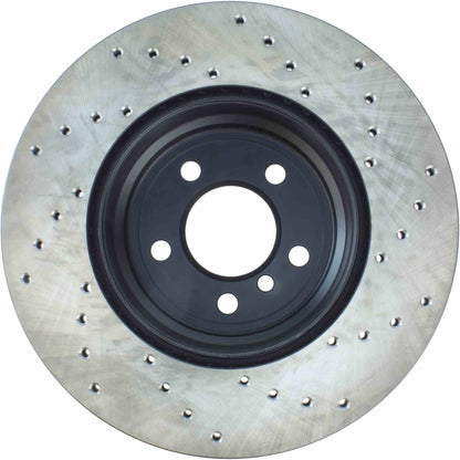 StopTech Sport Cryo Cross Drilled Brake Rotor; Front Left