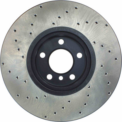 StopTech Sport Cryo Cross Drilled Brake Rotor; Front Right