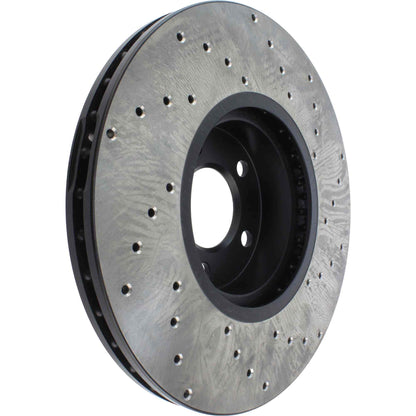 StopTech Sport Cryo Cross Drilled Brake Rotor; Front Left