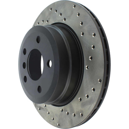 StopTech Sport Cryo Cross Drilled Brake Rotor; Front Right