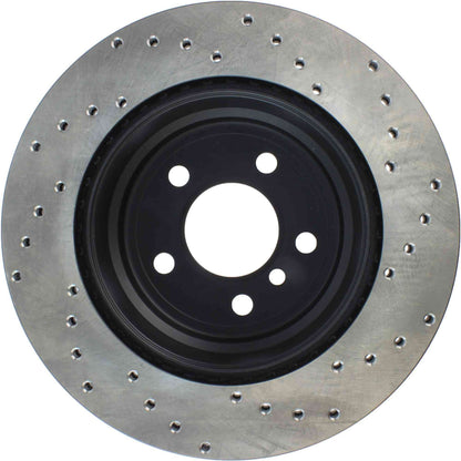 StopTech Sport Cryo Cross Drilled Brake Rotor; Front Left