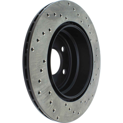 StopTech Sport Cryo Cross Drilled Brake Rotor; Front Left