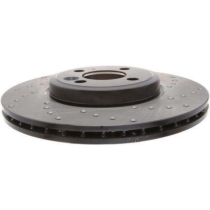 StopTech  Sport Cryo Cross Drilled Brake Rotor; Rear Right