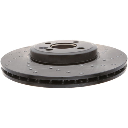 StopTech  Sport Cryo Cross Drilled Brake Rotor; Rear Right