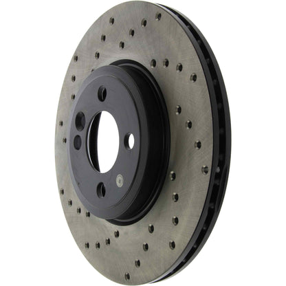 StopTech Sport Cross Drilled Brake Rotor Front Right 128.34101R
