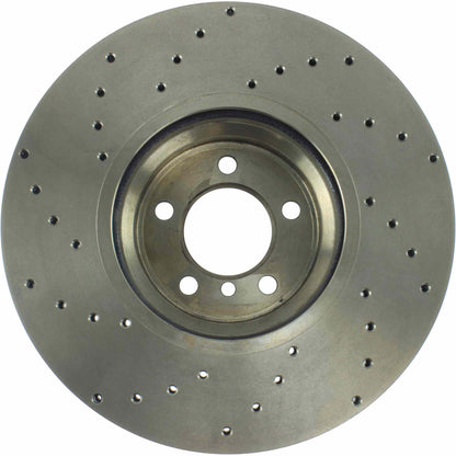 StopTech  Sport Cryo Cross Drilled Brake Rotor; Front Right