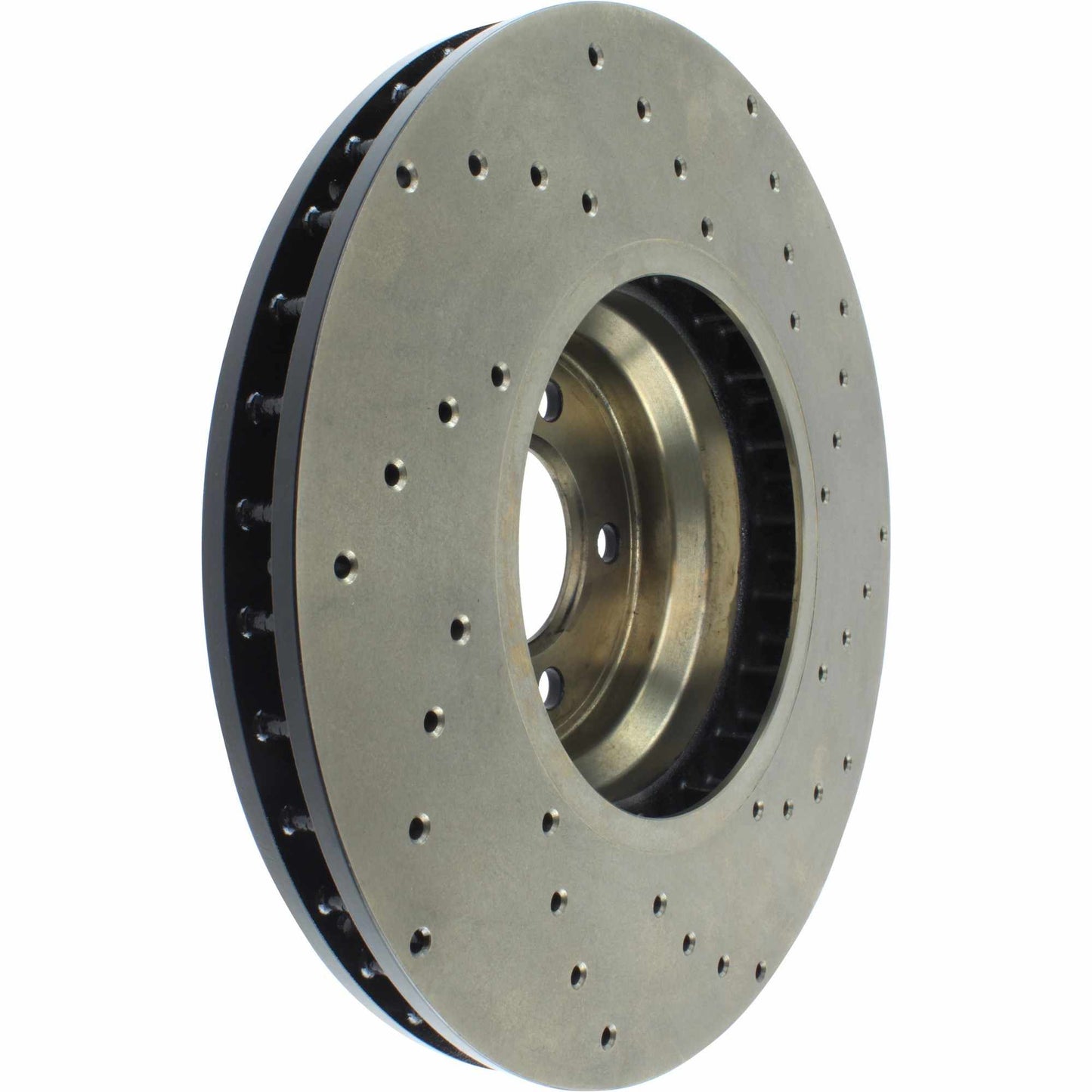 StopTech Sport Cryo Cross Drilled Brake Rotor; Rear Left