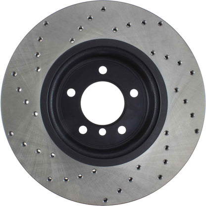 StopTech Sport Cryo Cross Drilled Brake Rotor; Front Right