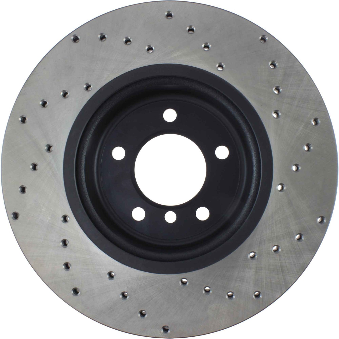 StopTech Sport Cryo Cross Drilled Brake Rotor; Front Left