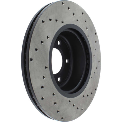 StopTech Sport Cryo Cross Drilled Brake Rotor; Front Left