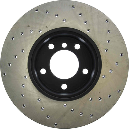 StopTech Sport Cryo Cross Drilled Brake Rotor; Front Left