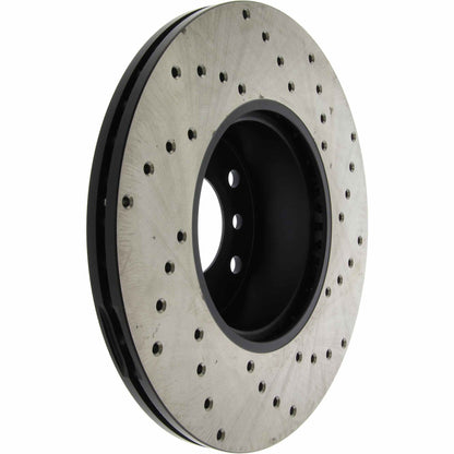 StopTech Sport Cryo Cross Drilled Brake Rotor; Front Left