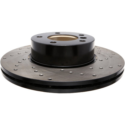 StopTech Sport Cryo Cross Drilled Brake Rotor; Front Right