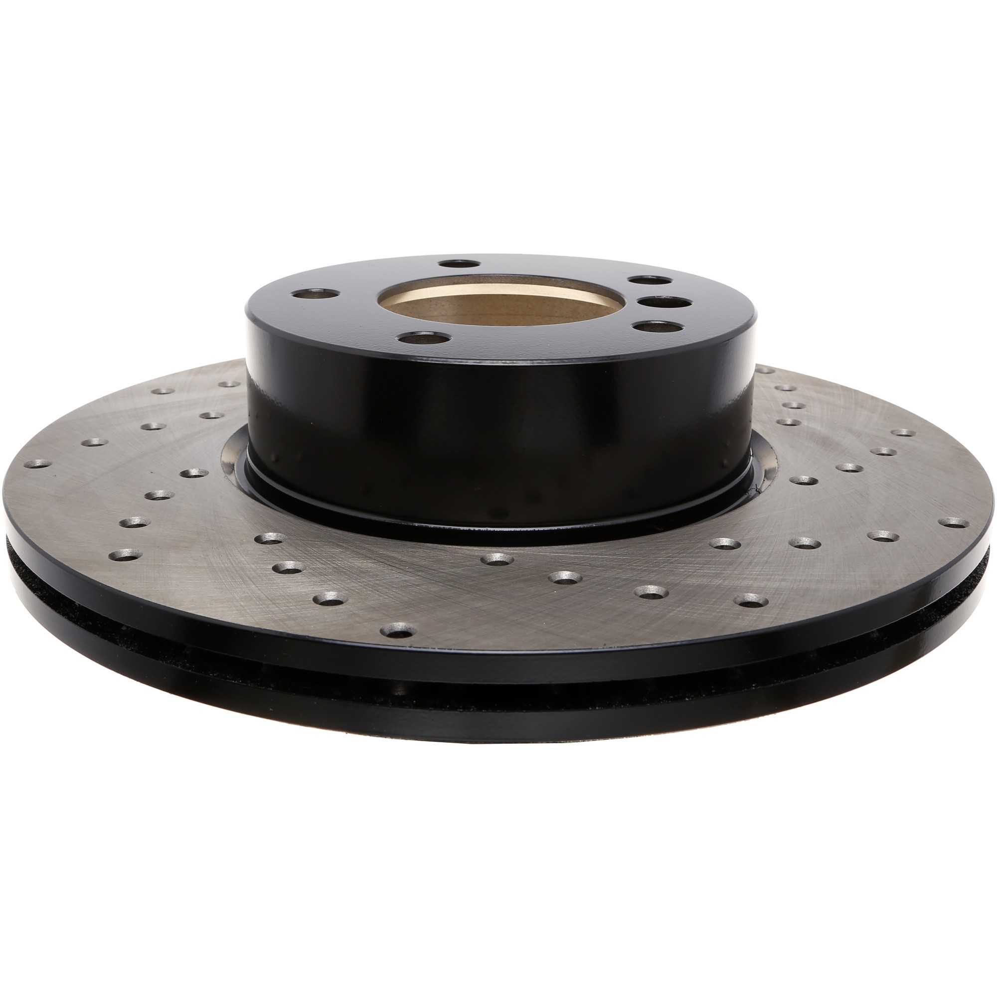 StopTech Sport Cryo Cross Drilled Brake Rotor; Front Right