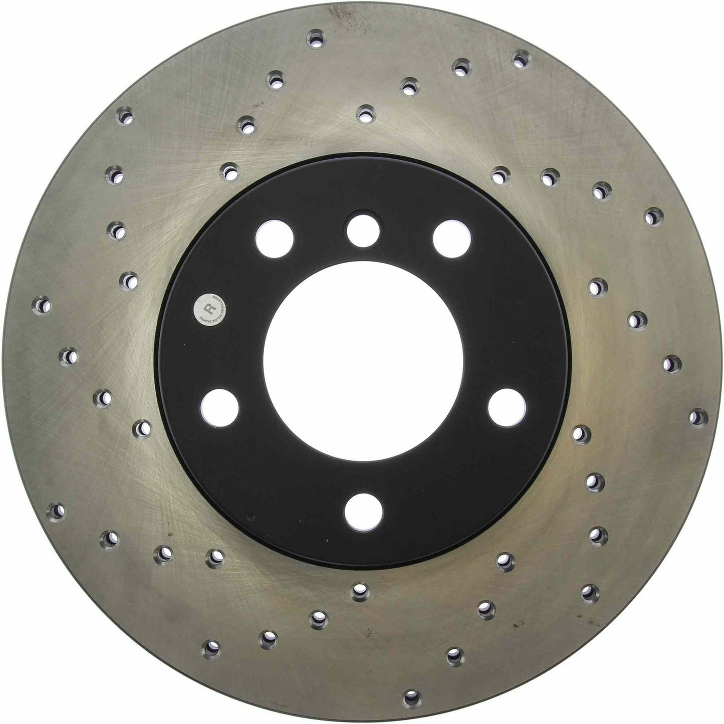 StopTech Sport Cryo Cross Drilled Brake Rotor; Rear Left
