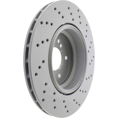 Stoptech Centric 08-09 BMW M3 (E92) Left Rear Drilled Rotor 128.34110