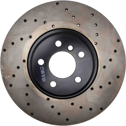 StopTech Sport Cryo Cross Drilled Brake Rotor; Rear Right